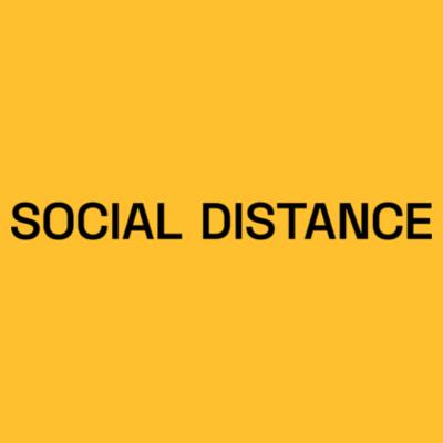 Social distance tee Design