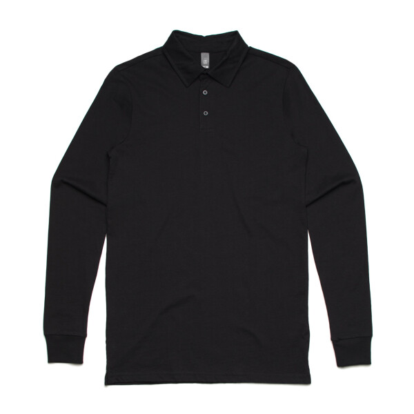 Chad Longsleeve Polo Front