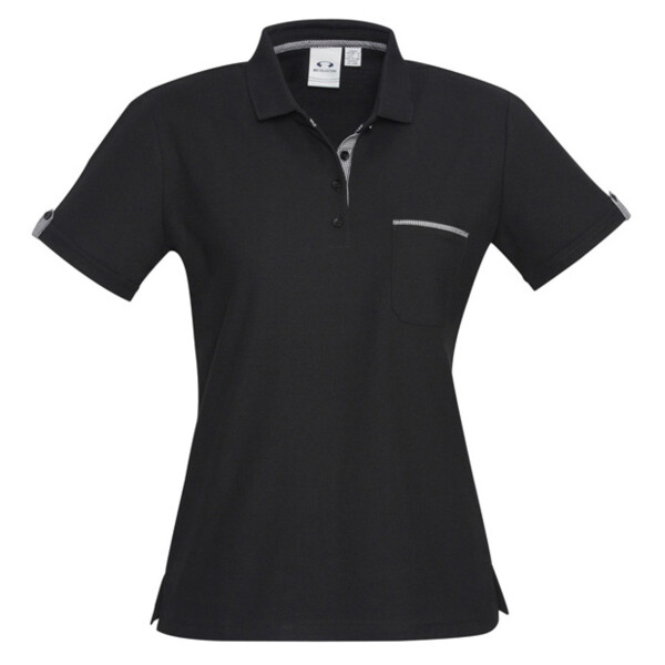 Biz Collection Women's Edge Polo Front