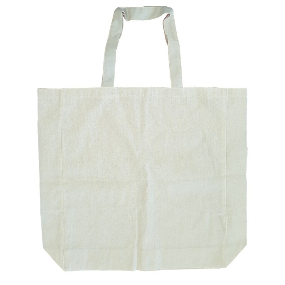 Calico Short Handle Shopping Tote 370mm x 420mm Front