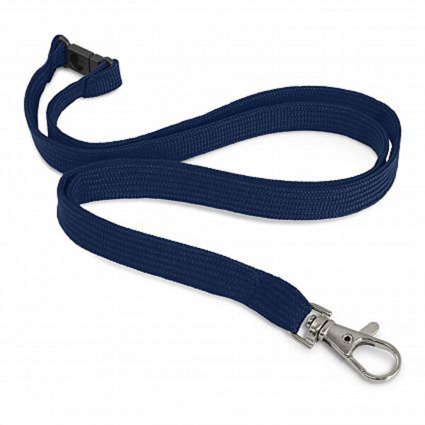 Plain Lanyard with Metal Clip Front
