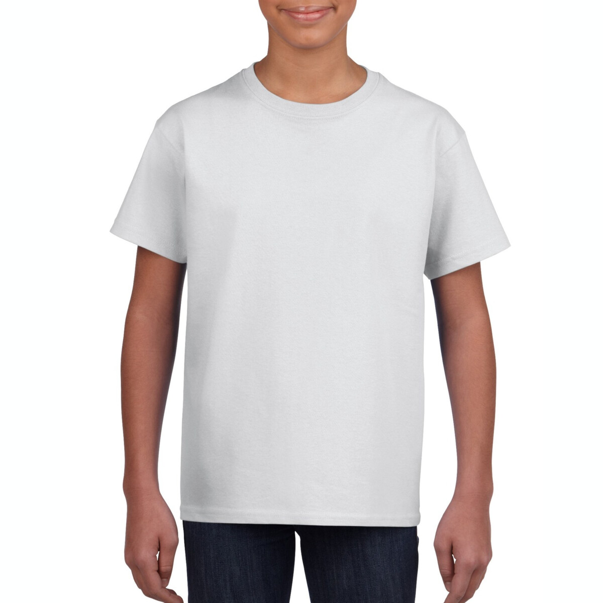 Gildan Youth Crew Neck Tee Front