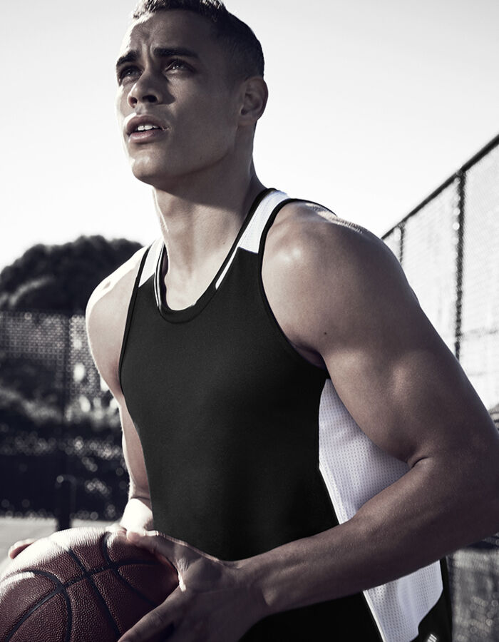 Mens Renegade Cooldry Singlet a Thumbnail