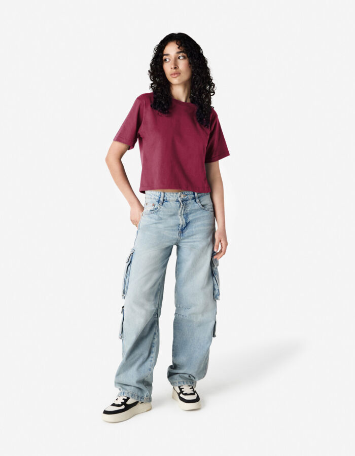 American Apparel® Boxy Cropped T-Shirt Thumbnail