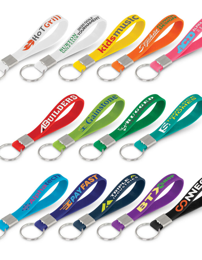 118671 - Silicone Key Ring - Debossed Thumbnail