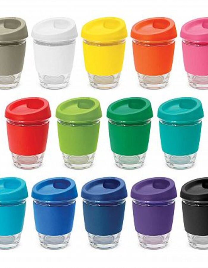 Reusable Glass Coffee Cup 340ml Thumbnail