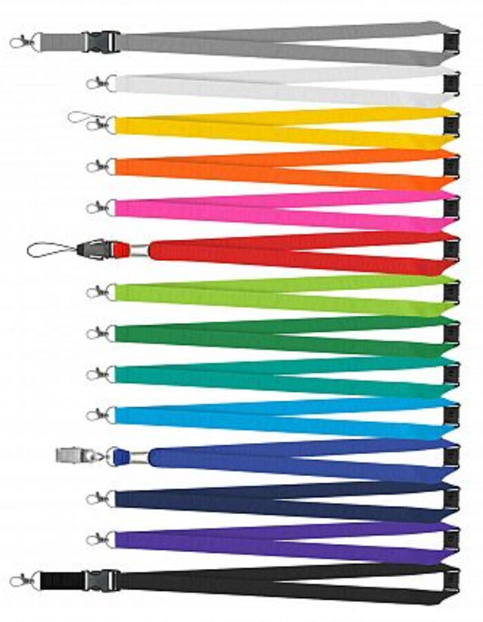 24mm Custom Printed Lanyard with Metal Clip Thumbnail