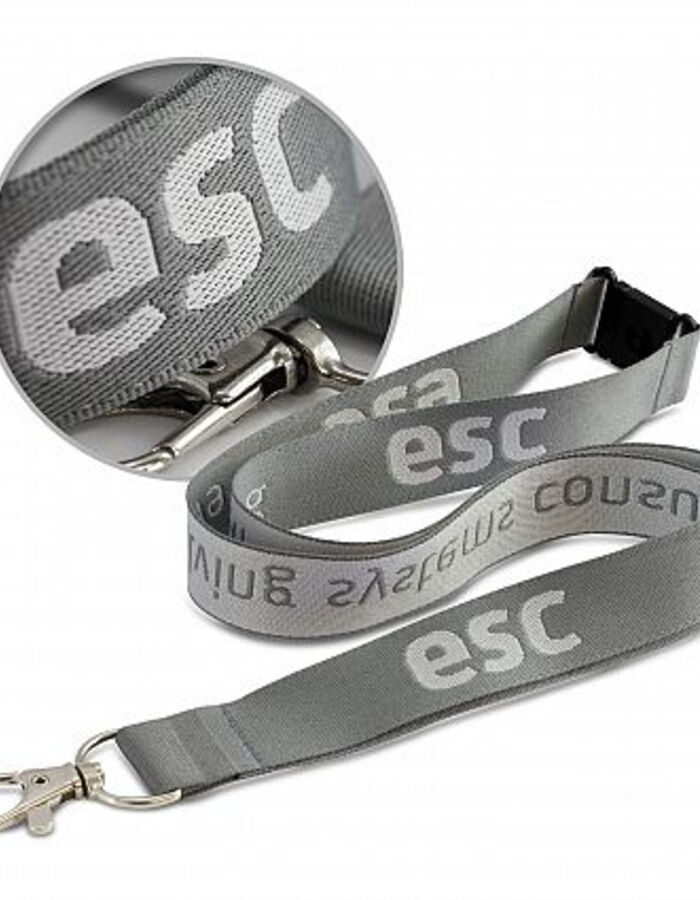 Jacquard Woven Lanyard - Any Colour Fabric Thumbnail