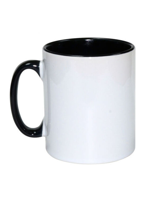 Black Rim Ceramic Mug Thumbnail